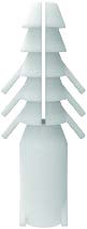 MADE STANDART BEYAZ DÜBEL 10MM X 44 MM (500 ADET/P...