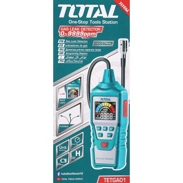 TOTAL DİJİTAL GAZ DEDEKTÖRÜ 0-9999 PPM (METAN)
