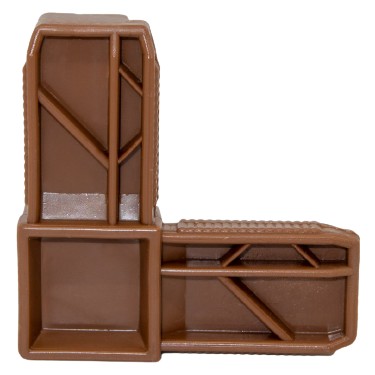 ER-SA 17X25 SİNEKLİK KÖŞE TAKOZU KAHVE