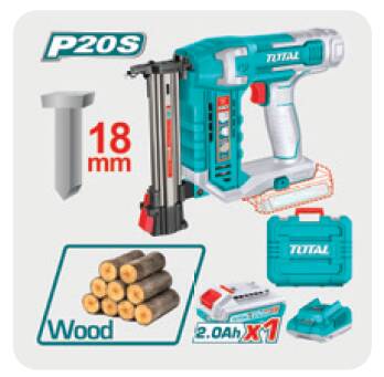 TOTAL LI-ION AKÜLÜ ÇİVİ ÇAKMA TABANCASI 18MM 20V 