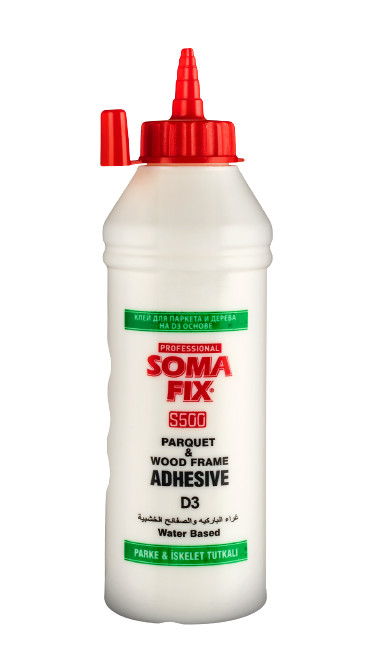 SOMAFİX D3 PARKE VE İSKELE TUTKALI BEYAZ  550ML