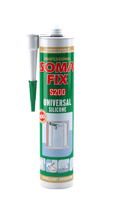 SOMAFİX GENEL AMAÇLI SİLİKON ŞAMPANYA 280ML 320GR