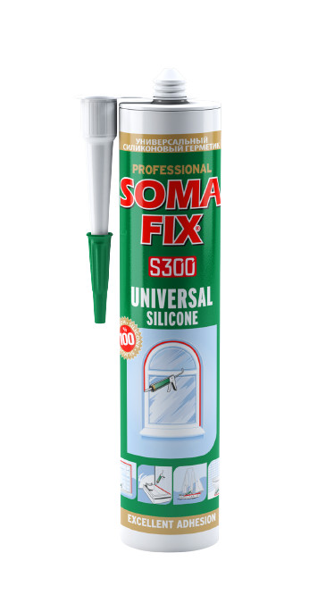 SOMAFİX GENEL AMAÇLI SİLİKON ANTRASİT 310ML 340GR