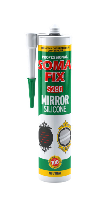 SOMAFİX AYNA SİLİKONU SİYAH 280 ML 330 GR