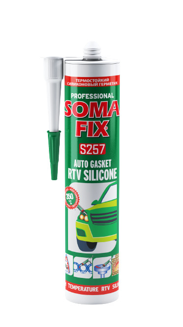 SOMAFİX RTV SİLİKON - SIVI CONTA KIRMIZI 310ML 340...