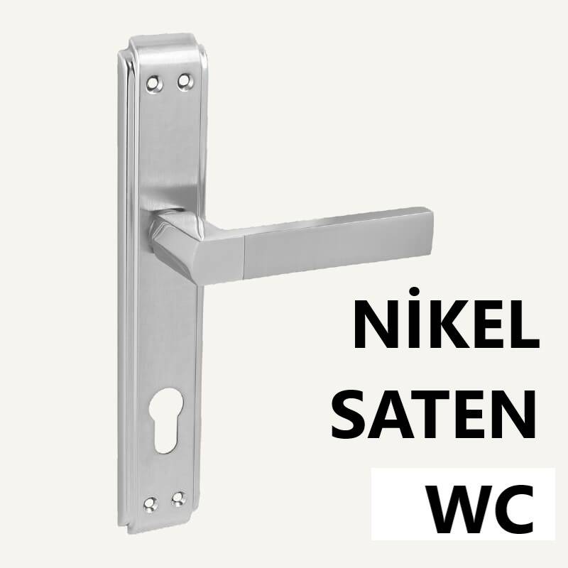 ALÜ. LÜKS POLAT ANKA AYNALI NİKEL SATEN WC KAPI KO...