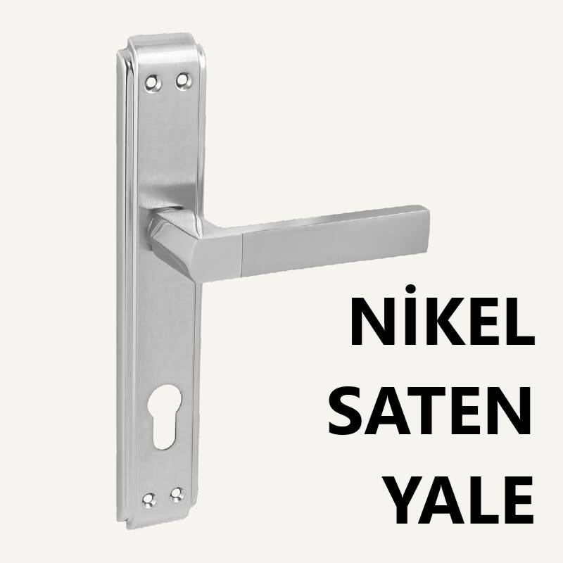 ALÜ. LÜKS POLAT ANKA AYNALI NİKEL SATEN YALE KAPI...