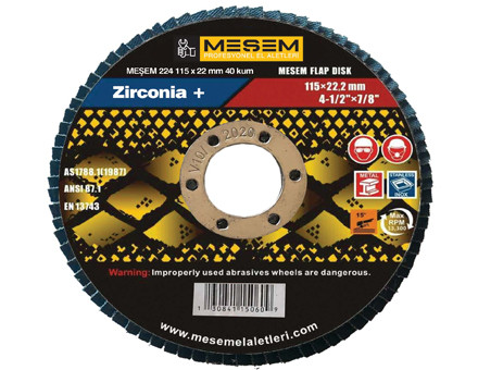 TRİCRAFT 115*22MM FLAP DİSK ZİRKONYUM 40 KUM