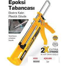 SGS EPOKSİ SİLİKON TABANCASI PLASTİK EKSTRA KALIN...