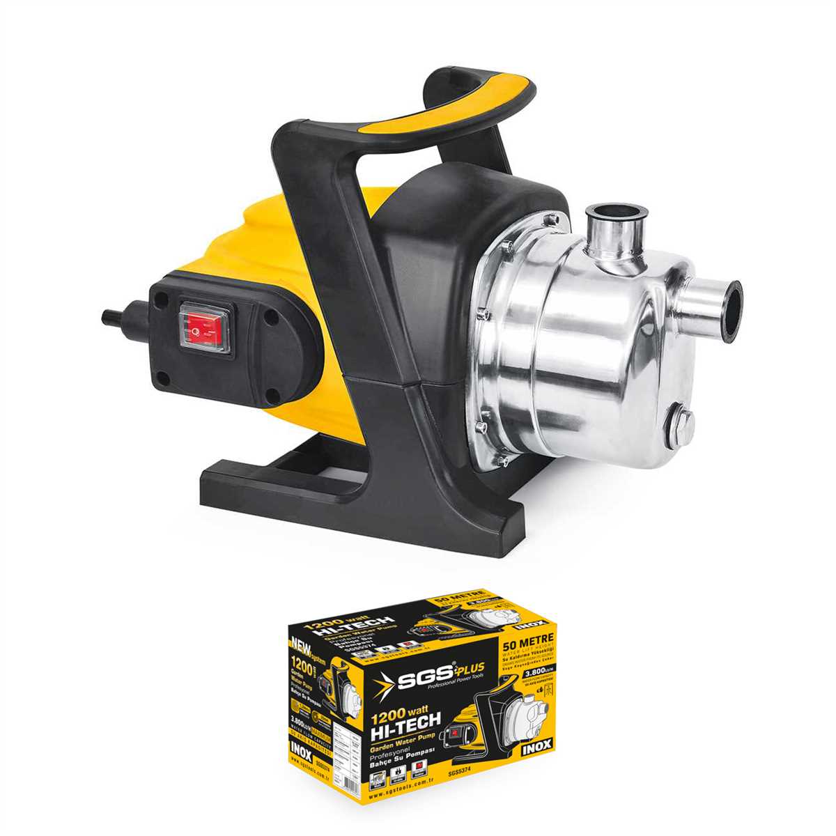 SGS BAHÇE POMPASI 1200 WATT (INOX)