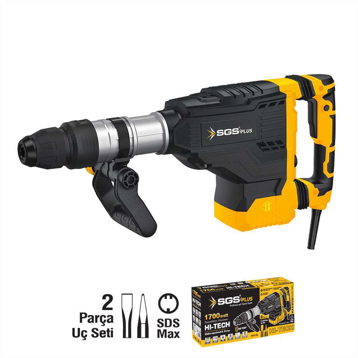 SGS ELEKTROPNOMATİK KIRICI SDS MAX 1700 WATT 45 JO...