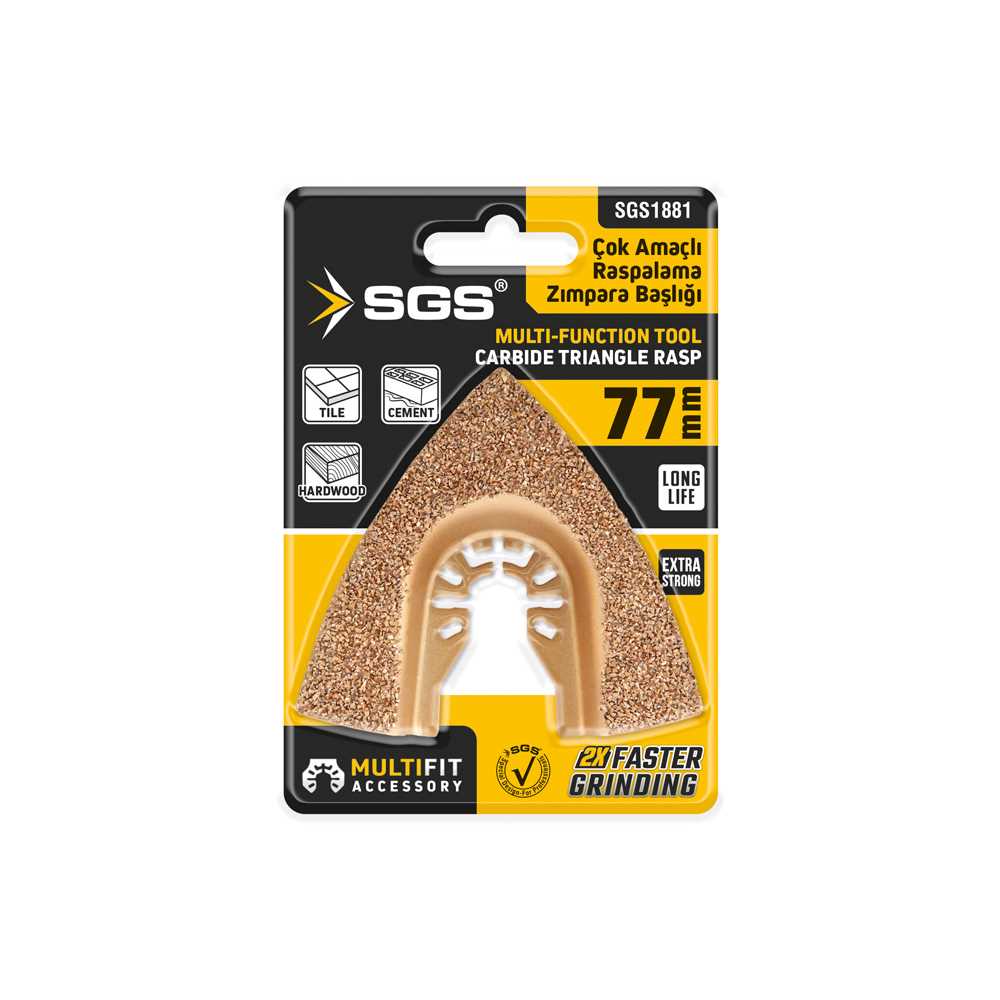 SGS MULTI-TOOLS KESİCİ VE RASPALAMA ZIMPARA BAŞLIĞ...