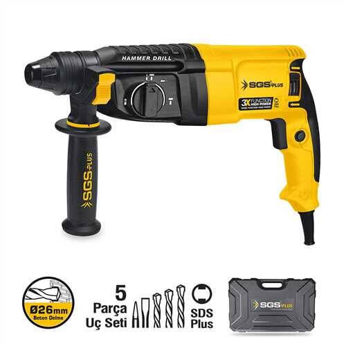 SGS KADEMELİ KIRICI DELİCİ MATKAP 800 W