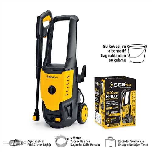 SGS SGS BASINÇLI OTO YIKAMA MAKİNESİ 130 BAR1600 W...