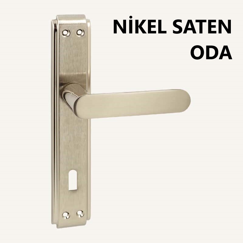 ALÜ. BARBAROS ANKA AYNALI NİKEL SATEN ODA KAPI KOL...
