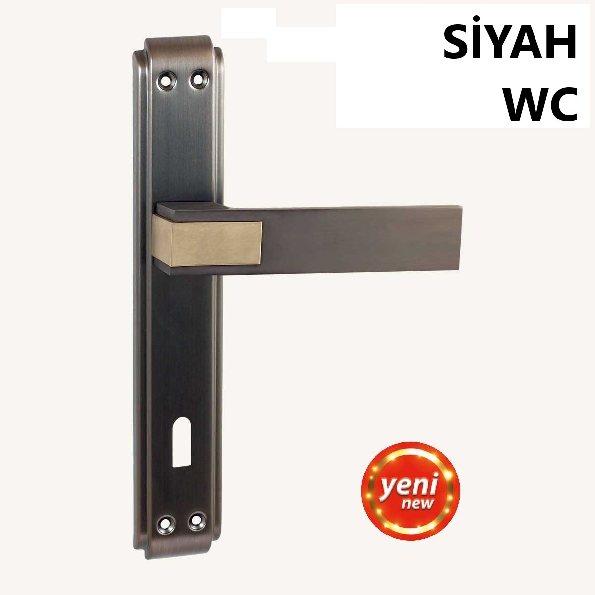 ALÜ.ASUDE ANKA AYNALI MAT SİYAH SATEN WC
