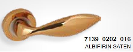 ZAMAK SEDEF ROZETLİ ALB.SATEN ODA