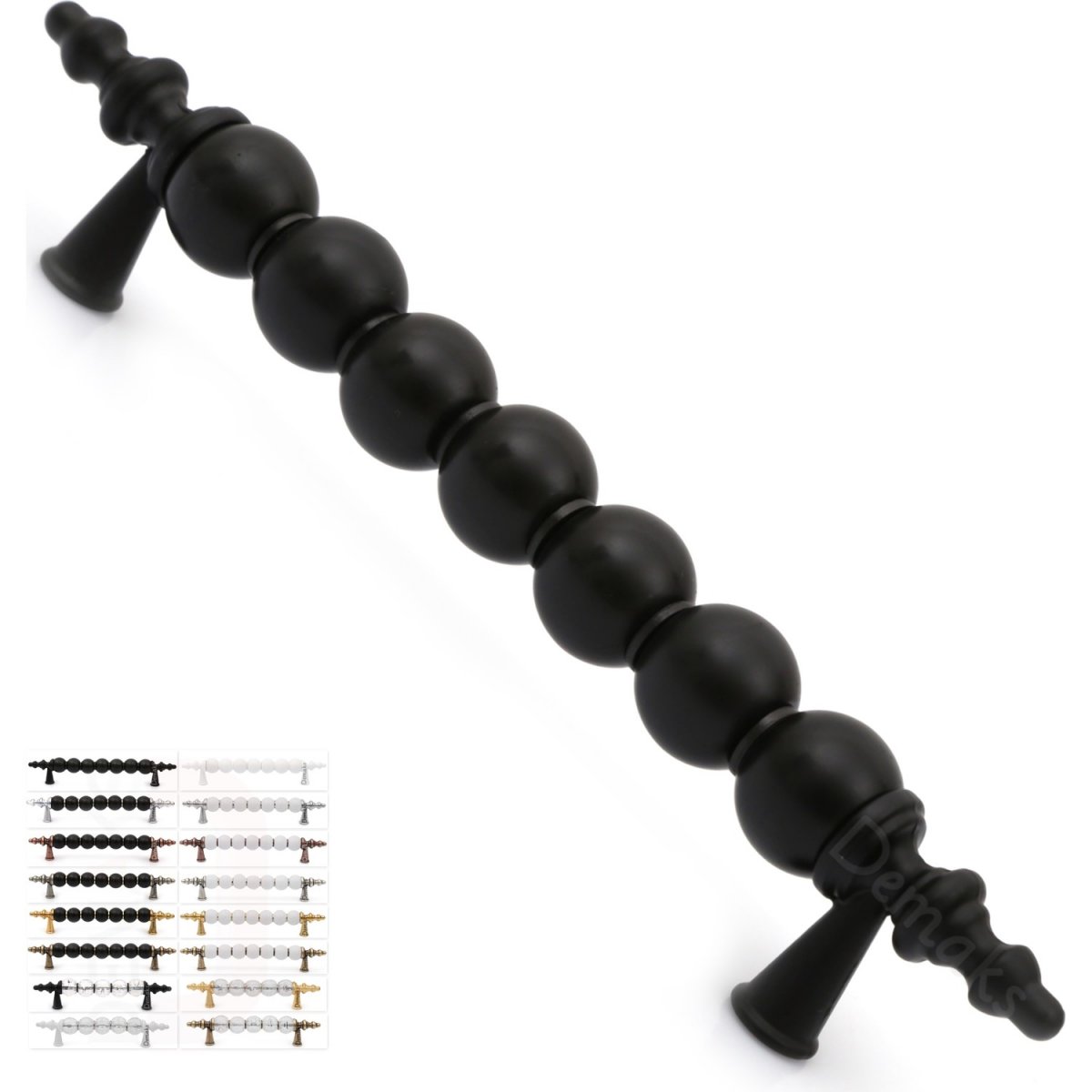 ERAKS 128 MM POLİMER BONCUK SİYAH KULP