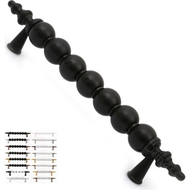 ERAKS 160 MM POLİMER BONCUK SİYAH KULP