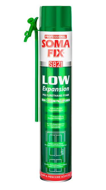 SOMAFİX  AZ GENLEŞEN PU KÖPÜK - KAPI-PENCERE 750ML...