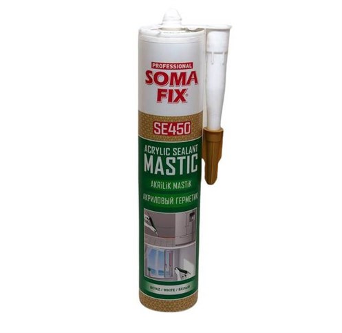 SOMAFİX AKRİLİK MASTİK BEYAZ 450 GR