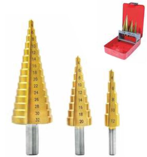 BAY-TEC KADEMELİ MATKAP UCU SETİ DIN338