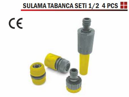 BAY-TEC SULAMA TABANCASI SETİ 1/2 4 PARÇA