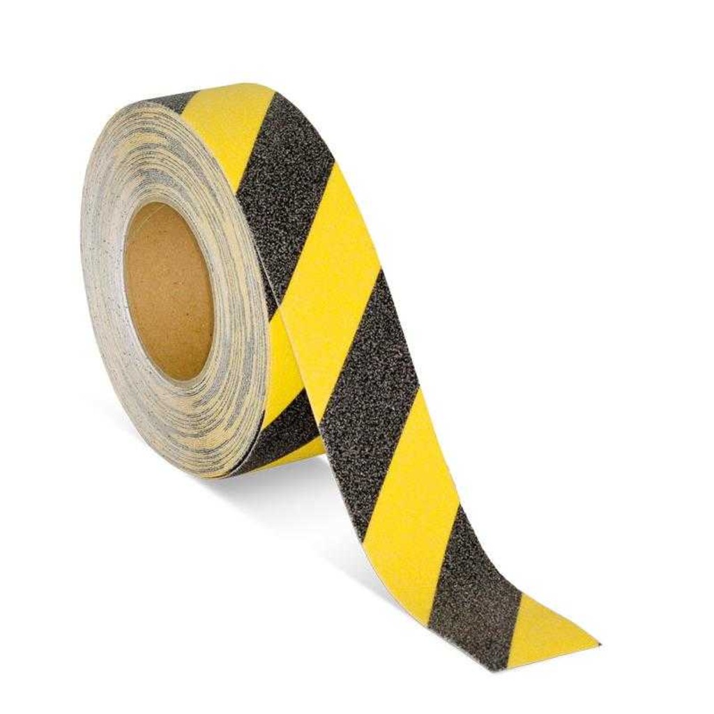 BAY-TEC KAYDIRMAZ BANT SARI-SİYAH 50 MM X 15 METRE