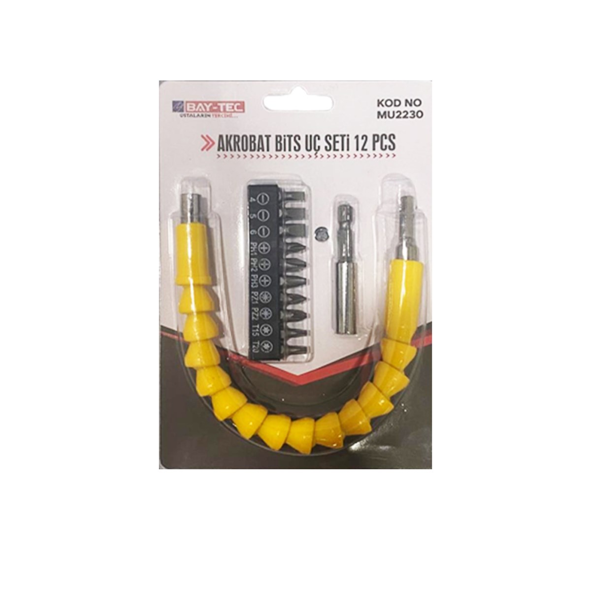 BAY-TEC AKROBAT BÜKÜLEBİLİR BİTS UZATMA VE UÇ SETİ...