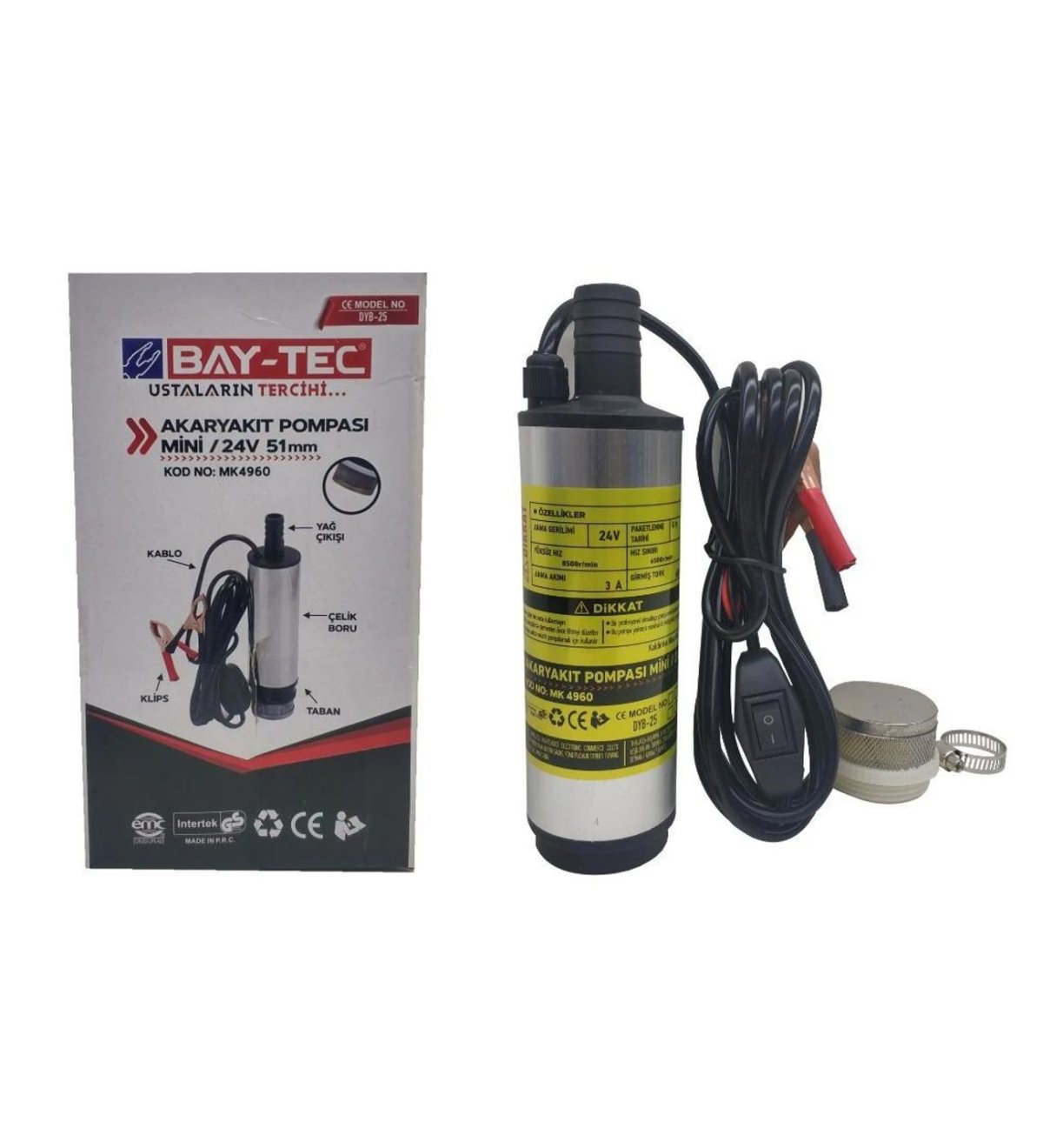 AKARYAKIT POMPASI MİNİ 24V 51mm