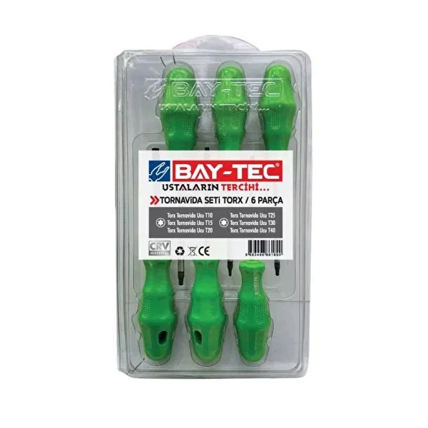 BAY-TEC TORNAViDA SETİ TORX / 6 PARÇA