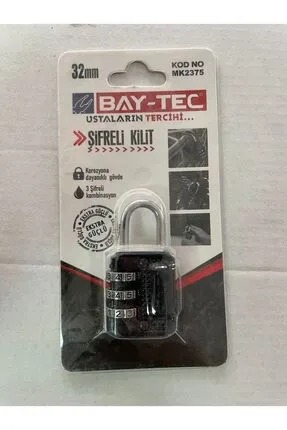 TRİ-MAX 32 MM ŞİFRELİ ASMA KİLİT