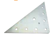 ÜÇGEN KÖŞE GÖNYE 1,5x95x137 mm ÇİNKO