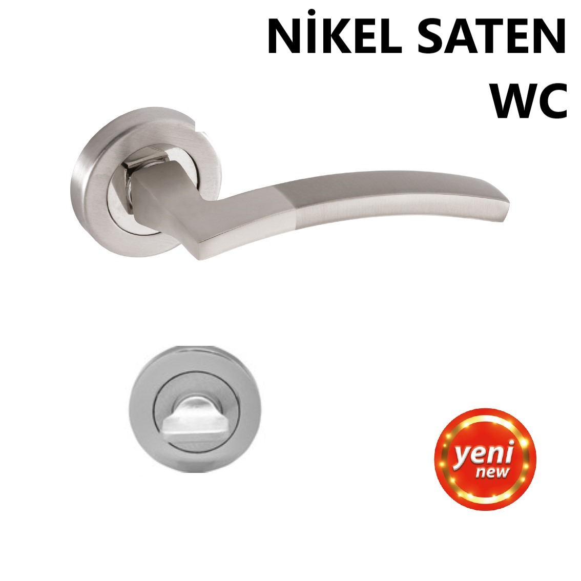 ALÜ. FATİH ROZETLİ NİKEL SATEN WC