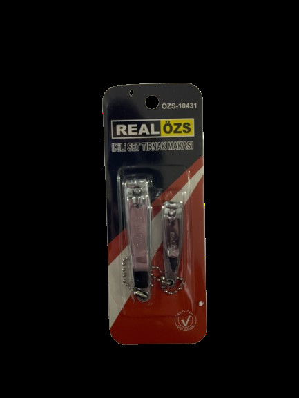REAL ÖZS TIRNAK MAKASI İKİ SETİ(VAKUMLU)