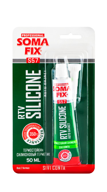SOMAFİX RTV TÜP SİLİKON - SIVI CONTA GRİ 50ML 70GR