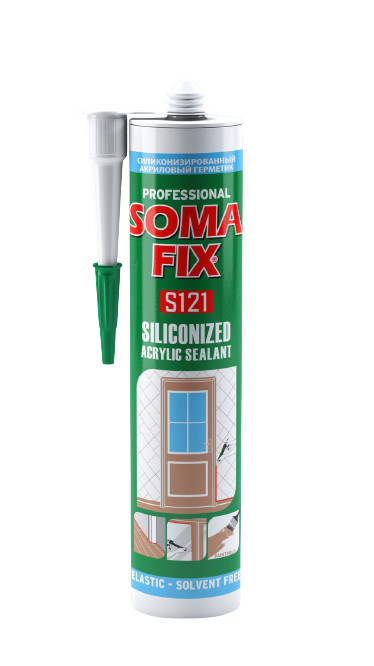SOMAFİX AKRİLİK SİLİKONİZE MASTİK BEJ 310ML 500GR