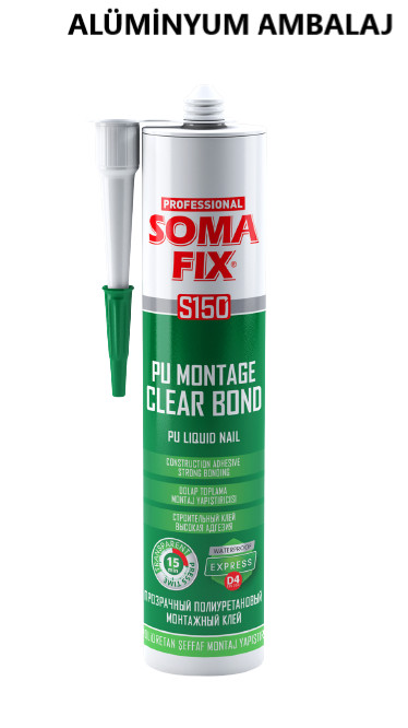 SOMAFİX ALÜMİNYUM D4 PU MONTAJ YAPIŞTIRICI EXPRESS...