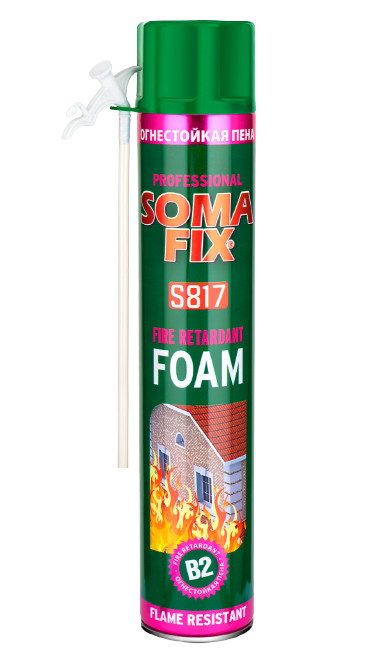 SOMAFİX YANGINA DAYANIKLI PU KÖPÜK B2 750ML 870GR