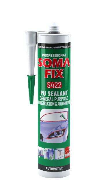 SOMAFİX POLİÜRETAN MASTİK SİYAH 280 ML
