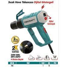 TRİCRAFT SICAK HAVA TABANCASI DİJİTAL GÖSTERGELİ 2...