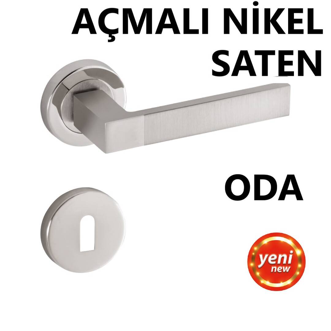 ALÜ. POLAT MAT ROZET AÇMALI NİKEL SATEN ODA KAPI K...