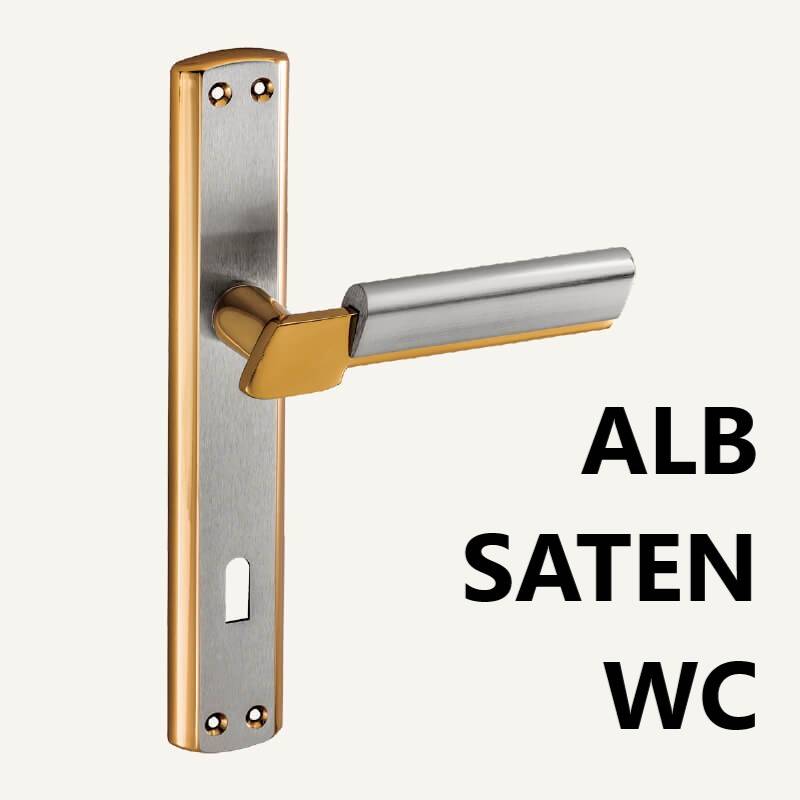 SOFUOĞLU ALÜ. LİNDA AYNALI ALBİRFİN SATEN WC KAPI...