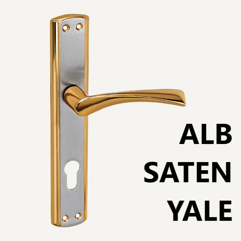ALÜ. LERZAN SOFUOĞLU AYNALI ALB SATEN YALE KAPI KO...