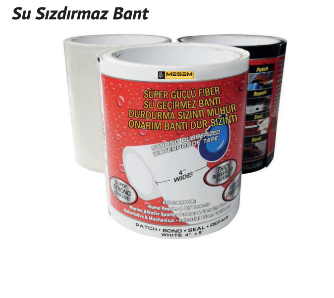 TRİCRAFT SU SIZDIRMAZLIK BANT 10CMX150 MT BEYAZ-Sİ...