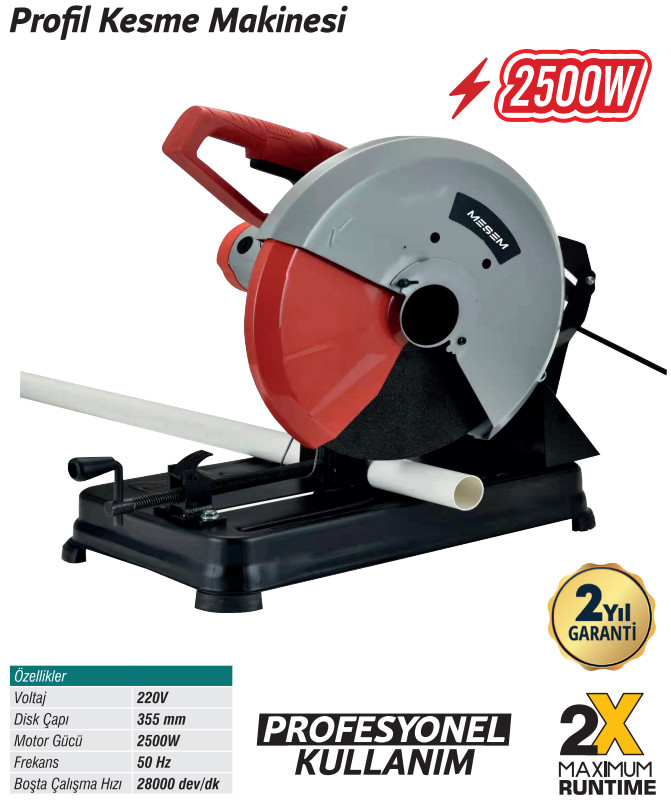 TRİCRAFT PROFİL KESME MAKİNESI 2500 W 355 MM