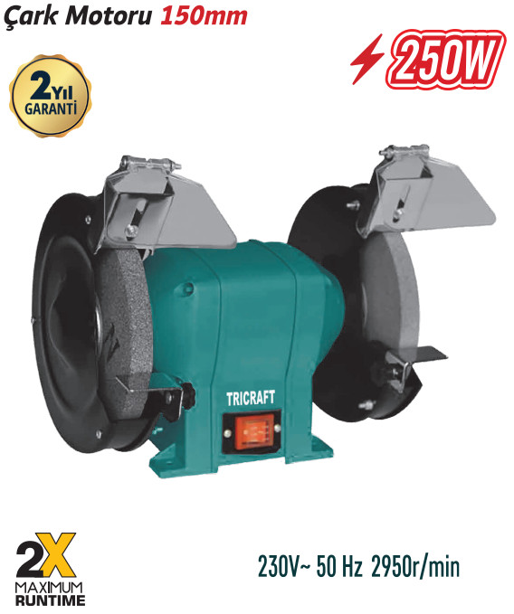 TRİCRAFT ÇARK MOTORU 250 W 150 MM