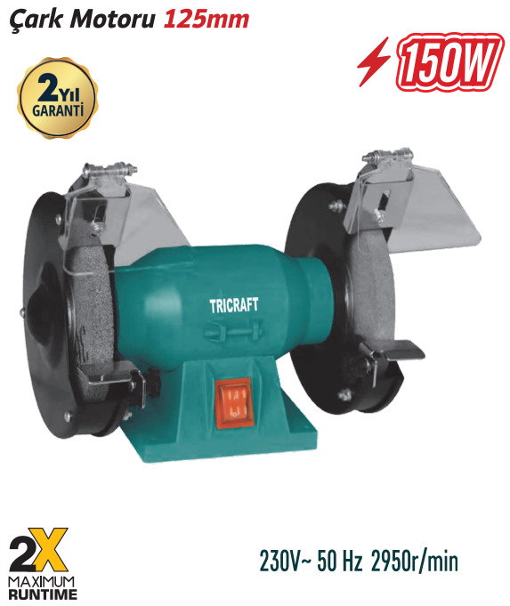 TRİCRAFT ÇARK MOTORU 150 W 125 MM