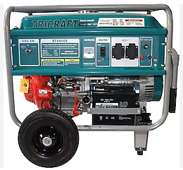 TRİCRAFT İPLİ MARŞLI BENZİNLİ JENERATÖR 7,50 KVA