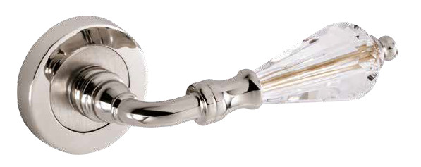 ZAMAK ZÜMRÜT ROZETLİ YUV. NİKEL SATEN ODA